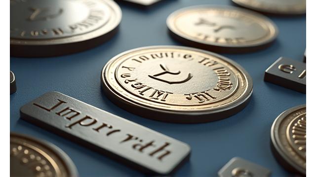 Collection of official badges and certifications, symbolizing regulatory compliance and trust.