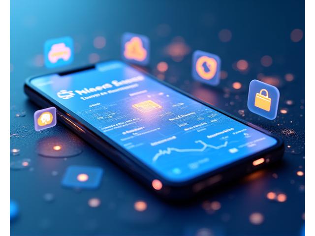 Illustration of a mobile app screen displaying financial graphs and data points, with icons representing various gig economy platforms like a car, a food delivery bag, and a laptop, symbolizing advanced income analysis.