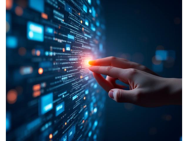 AI-powered credit assessment illustration