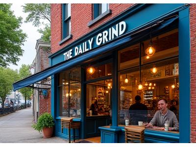 A bustling coffee shop interior in Nashville